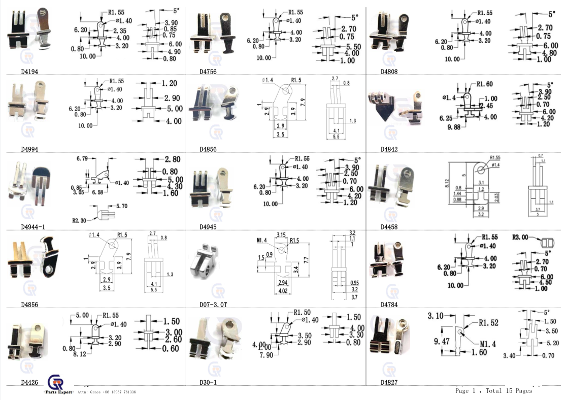 02.Catalogue of Spectacle parts--Hinges-2