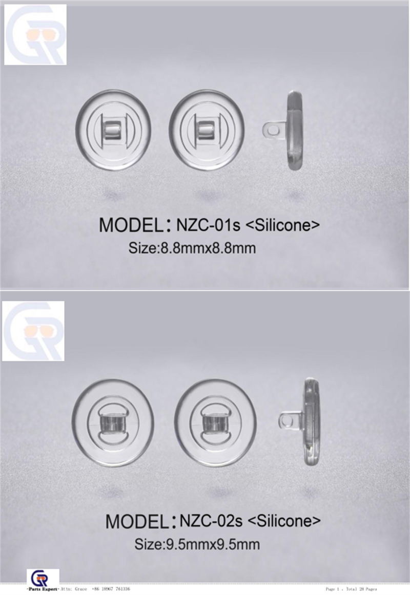 04.Catalogue of Nose pads(Spectacle parts)