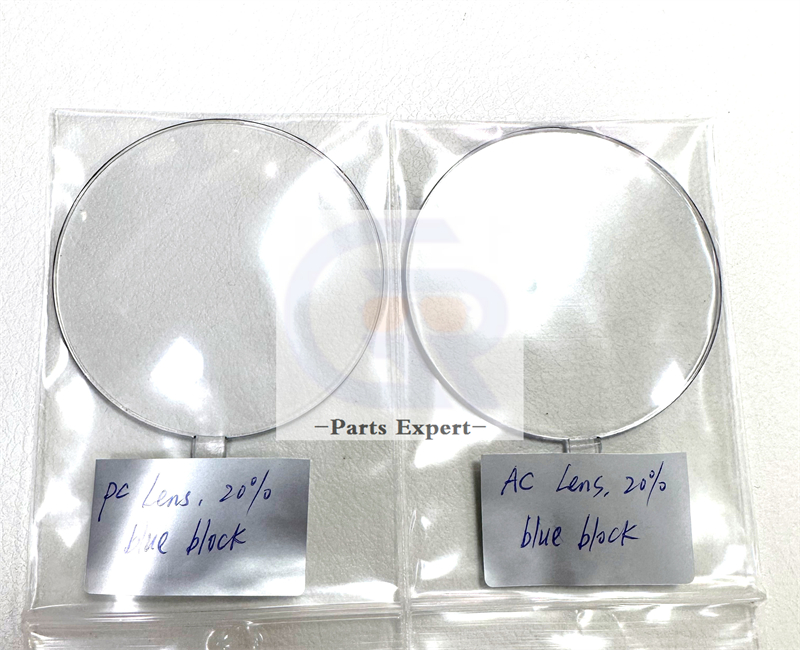 09.Demo lens-AC/PC: Hard coat, Bluce block Lenses